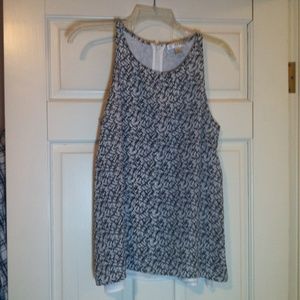 Kenar Dressy Lined Tank - contemporary print - SP.